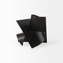 Francesca 118L x 118W x 118H Black Metal Sculptural Decorative Object - Default Title