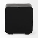 Karl 60L x 30W x 68H Rustic Black Iron Rounded Square Table Clock - Default Title
