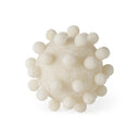 Malo 47L x 47W x 47H Cream Resin Small Sphere Decorative Object - Default Title