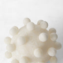 Malo 47L x 47W x 47H Cream Resin Small Sphere Decorative Object - Default Title