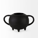 Cyrus Black Spherical Vase Decorative Object - Default Title