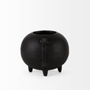 Cyrus Black Spherical Vase Decorative Object - Default Title