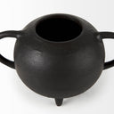 Cyrus Black Spherical Vase Decorative Object - Default Title