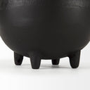 Cyrus Black Two handled Vase Decorative Object - Default Title