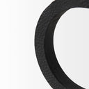 Rafiki Two Blackened Hammered Finish Metal Conjoined Circles - Default Title
