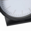 Marian 110L x 31W x 110H Black Studded Round Table Clock - Default Title