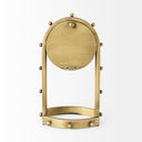 Marian 75L x 57W x 130H Gold Studded Table Clock - Default Title