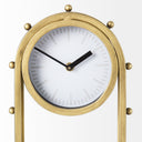 Marian 75L x 57W x 130H Gold Studded Table Clock - Default Title