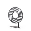 Micra 91L x 26W x 109H Matte Black Metal Decorative Object on a Stand - Default Title
