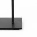 Micra 91L x 26W x 109H Matte Black Metal Decorative Object on a Stand - Default Title