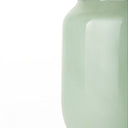 Minty Medium 87L x 87W x 124H Green Glass Vase WMatte Gold Metal Neck Cuff - Default Title
