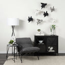 Poppy III 40L x 16W Black Metal With Glass Door Accent Cabinet - Default Title