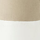 Garand Small 13H Two-Toned White Natural Ceramic Jug - Default Title