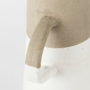Garand Medium 15H Two-Toned White Natural Ceramic Jug - Default Title