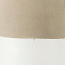 Garand Medium 15H Two-Toned White Natural Ceramic Jug - Default Title