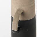 Garand Medium 15H Two-Toned BlackNatural Ceramic Jug - Default Title