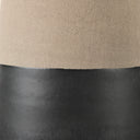 Garand Medium 15H Two-Toned BlackNatural Ceramic Jug - Default Title