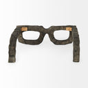 Elliot 13L x 14W Brown Wooden Eyeglasses - Default Title