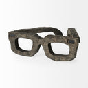 Elliot 13L x 14W Brown Wooden Eyeglasses - Default Title