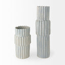 Cardon 230H Gray Ceramic Vase - Default Title