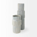Cardon 230H Gray Ceramic Vase - Default Title