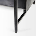 Dimitra 620L x 320W x 360H Dark Iron WGlass Doors Kitchen Island - Default Title