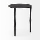 Timothy 160L x 160W X 200H Ebony Black Iron Side Table - Default Title
