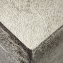 Zahavi I 20 Grey-toned hair-on-hide ottoman - Default Title
