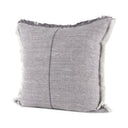 Thais 20L x 20W Blue and Cream Fringed Decorative Pillow Cover - Default Title
