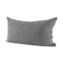 Ramone 14 x 26 White and Black Fabric Decorative Pillow Cover - Default Title