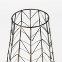 Petiole I Small Gold Toned Metal Table Candle Holder - Default Title
