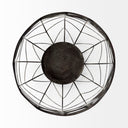 Petiole II Large Gold Toned Metal Table Candle Holder - Default Title
