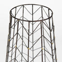 Petiole II Large Gold Toned Metal Table Candle Holder - Default Title