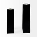 Boyer 51L x 30W x 120H Black Metal WGlass Set of Two Test Tube Decorative Objects - Default Title