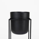 Bumble Set of 2 12L x 12W x 32H Black Plant Stands - Default Title
