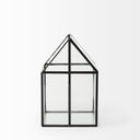 Sikes Medium 8L x 8W x 13H Hut Terrarium WGlass Base - Default Title