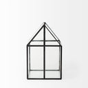 Sikes Medium 8L x 8W x 13H Hut Terrarium WGlass Base - Default Title