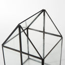 Sikes Medium 8L x 8W x 13H Hut Terrarium WGlass Base - Default Title