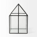 Sikes Large 10L x 10W x 16H Hut Terrarium WGlass Base - Default Title