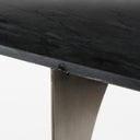 Reinhold IV Black Marble Top Iron Console Table - Default Title