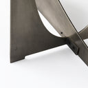 Reinhold IV Black Marble Top Iron Console Table - Default Title