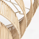 Marimba 40 L x 40 W x 24 H Natural Cane 6 Tier Chandelier - Default Title