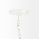 Theta 300 L x 300 W x 150 H White-Washed Beaded Chandelier - Default Title