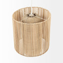 Aviario 142 L x 142 W x 142 H Natural Cane Cylindrical Pendant Light - Default Title