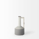 Burton 102H Small Two Tone Gray Ceramic Jug Vase - Default Title