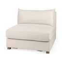 Valence 382L x 386W x 283H Beige Armless Sectional Piece - Default Title