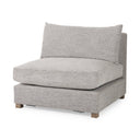 Valence 382L x 386W x 283H Medium Gray Armless Sectional Piece - Default Title