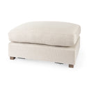 Valence 386L x 260W x 177H Beige 23 Ottoman Sectional Piece - Default Title