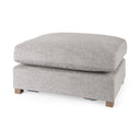Valence 386L x 260W x 177H Medium Gray 23 Ottoman Sectional Piece - Default Title