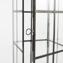 Gamfield 61L x 61W x 167H Large Black Metal and Glass Lantern - Default Title